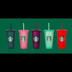 Lmtd edition Starbucks glitter cups holiday 2020
